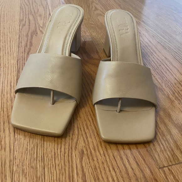 Zara nude mules brand new never worn!! - Picture 2 of 4